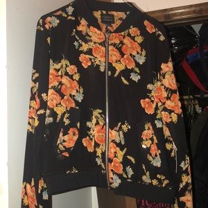Flowered jacket